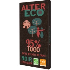 Alter Eco 95% Tumma Suklaa Luomu 100g 
