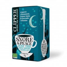 Clipper Snore & Peace pussitee 20pss luomutee