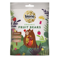 Biona mini nallekarkit 75g gluteeniton vegaaninen