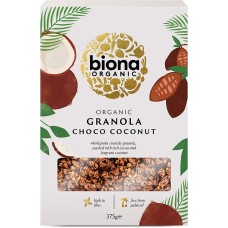 Biona choco coconut suklaa-kookos granola luomu 375g 