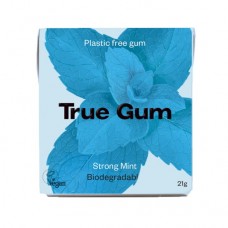 True Gum Strong mint muoviton purukumi 20g biohajoava