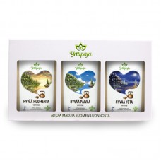 Yrttipaja aamusta iltaan yrttiteelajitelma lahjapakkaus