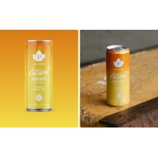 Puhdistamo Natural Energy drink 330ml Orange Lemonade, energiajuoma
