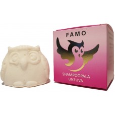 Famo shampoopala untuva tuoksuton, vegaaninen 80g