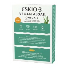 Eskio-3 Vegan Algea Omega-3 30 vegekapsl